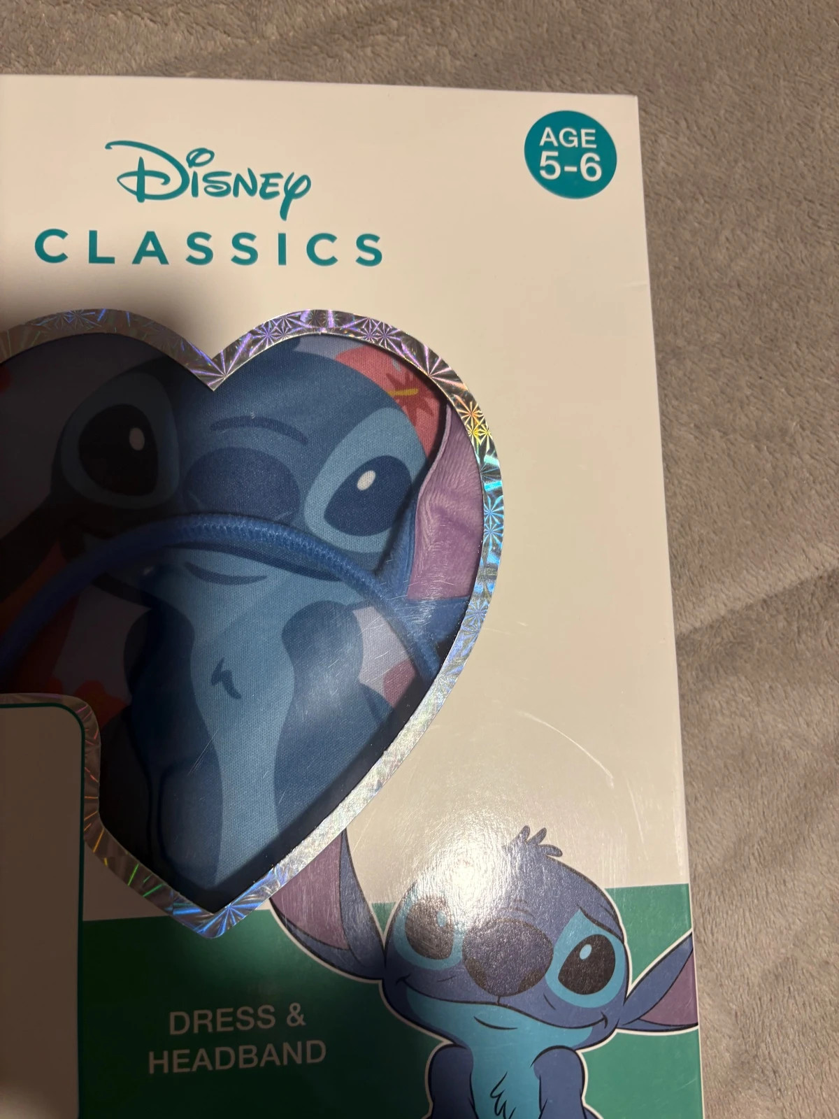 Vestido y diadema de Disney Classics con temática de Stitch para niñas de 5 a 6 años (amoi.act) – Disney – taille 5 ans / 110 cm 2