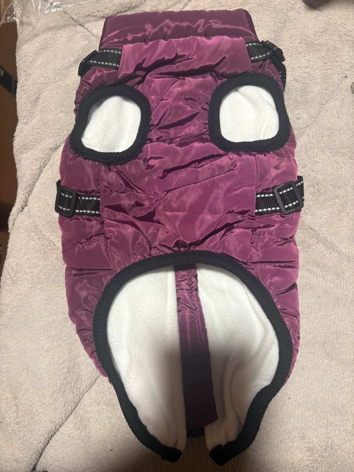chaqueta perros acolchada con arnés integrado (amoi.d) – Local – taille M 2