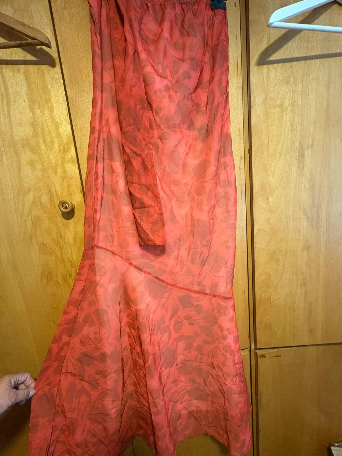 Falda larga talla S baraja con estampado (amoi.c) – Local 2