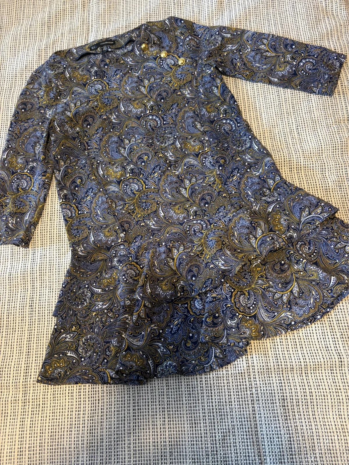 vestido de la marca Sfera Collection tonos azules talla S (amoi) – Sfera Collection – taille S / 36 / 8 3