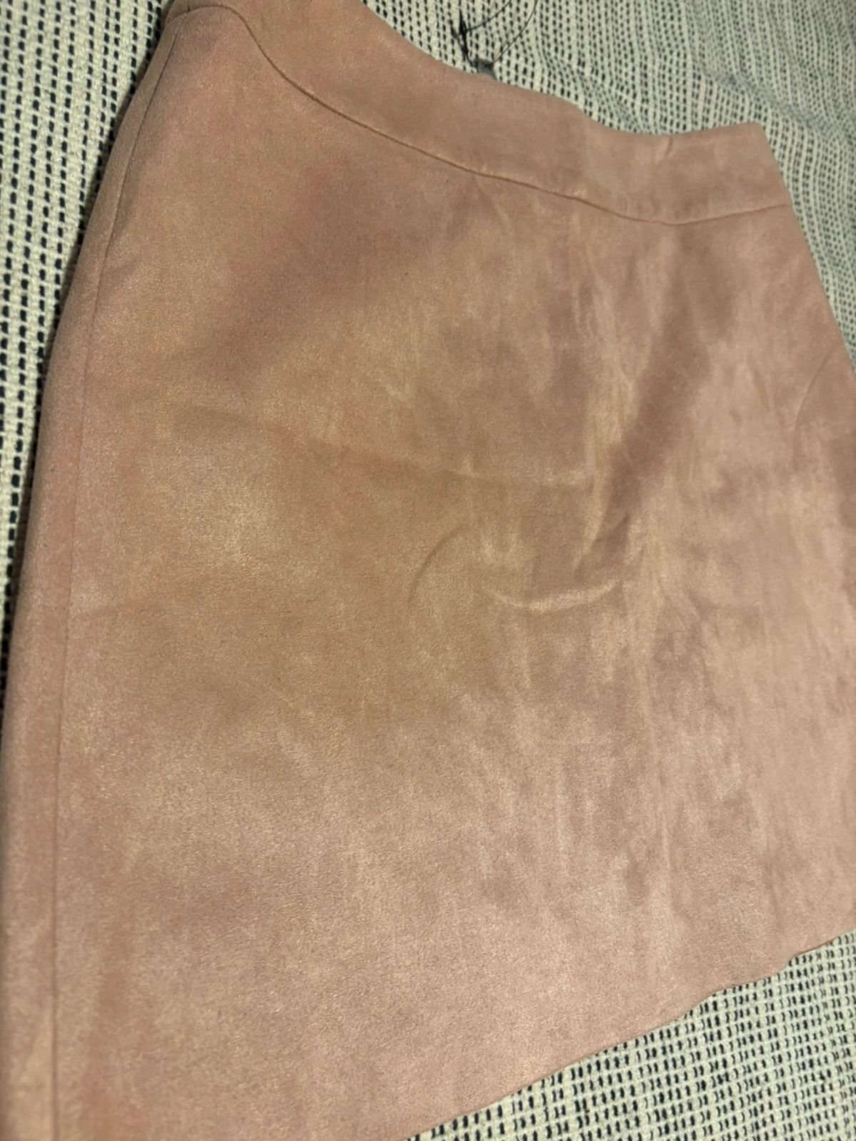 minifalda de antelina tono rosa empolvado talla S (amoi) – Local – taille S / 36 / 8 2