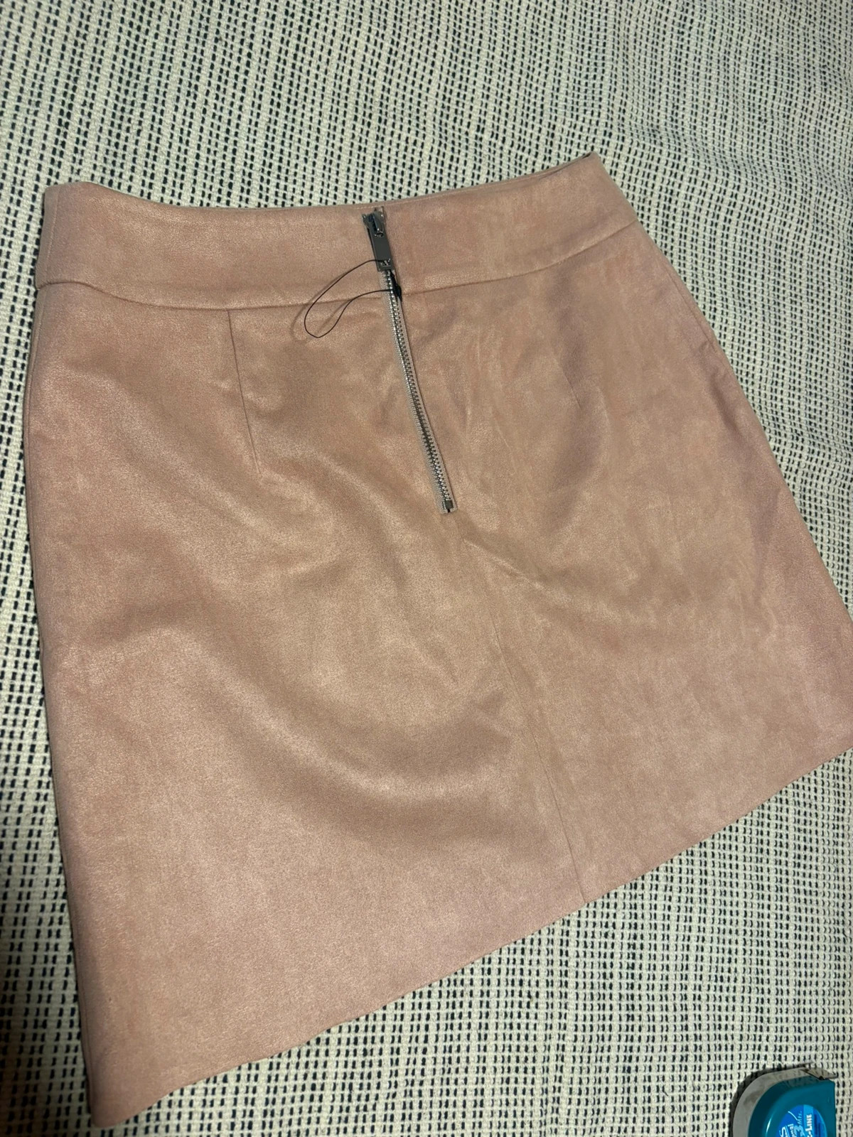 minifalda de antelina tono rosa empolvado talla S (amoi) – Local – taille S / 36 / 8 4