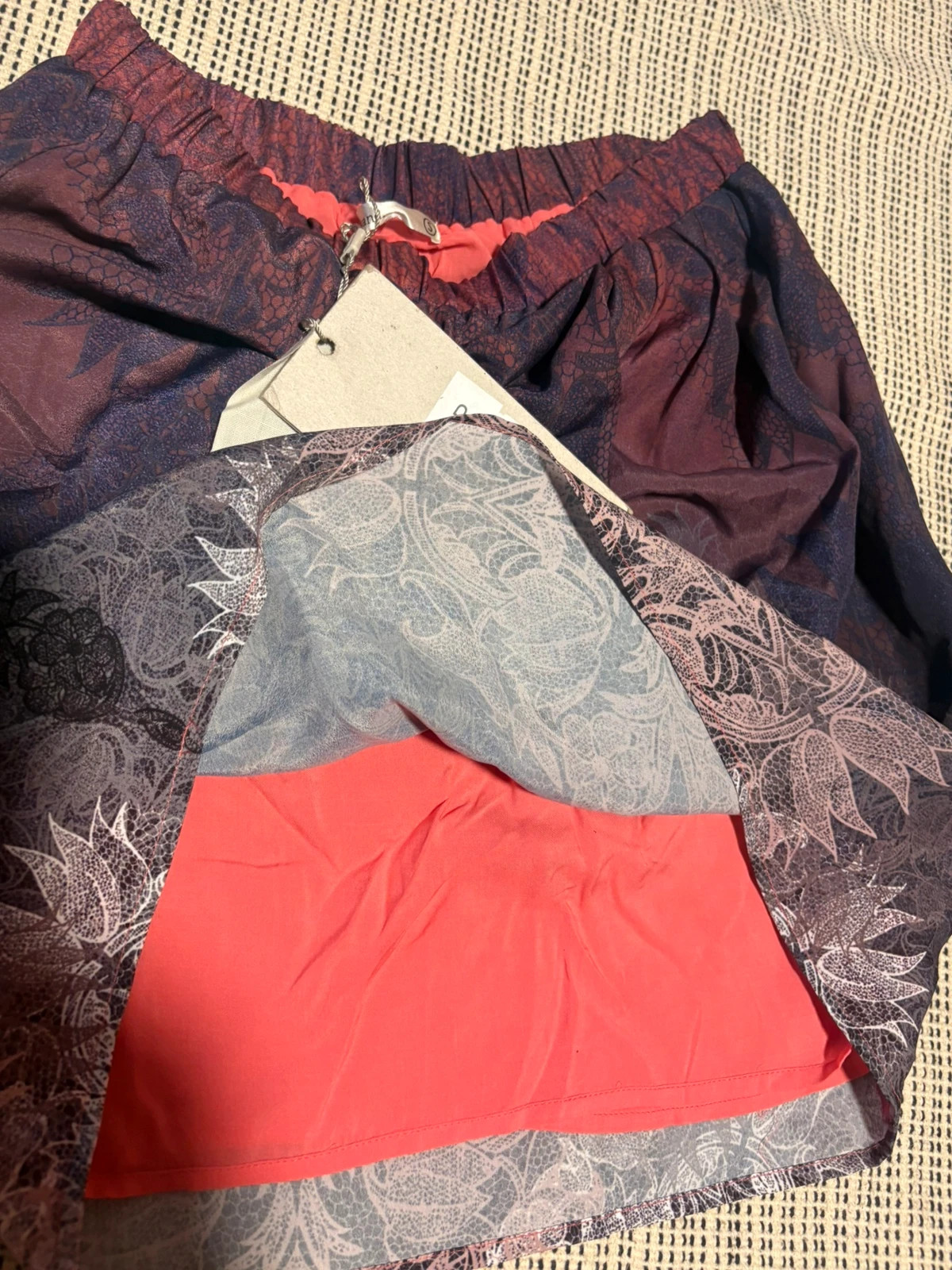 Minifalda lila estampado mandala talla S (amoi) – Lavand – taille S / 36 / 8 5