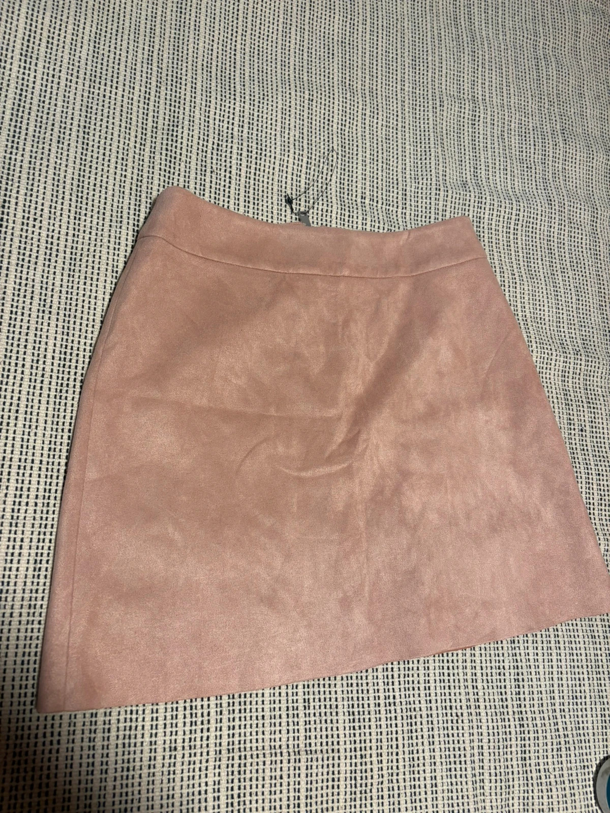 minifalda de antelina tono rosa empolvado talla S (amoi) – Local – taille S / 36 / 8
