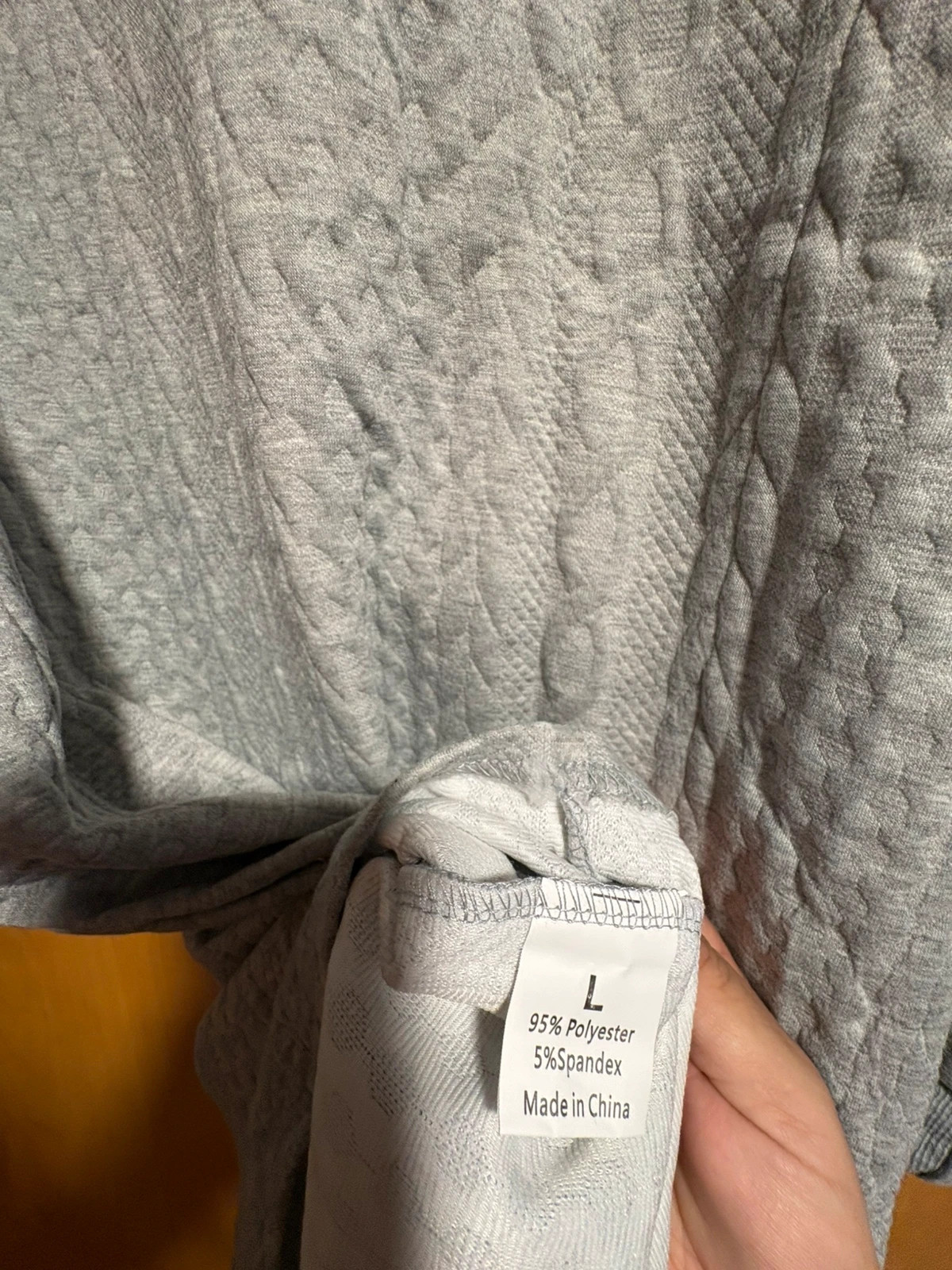 Vestido gris talla L (amoi)b – sin marca – taille L / 40 / 12 5