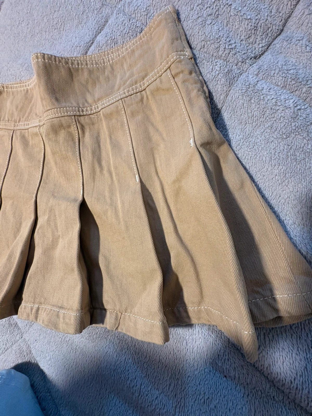Faldita talla S corta tela vaquera beige (amoi.d) – ASOS – taille S / 36 / 8 3