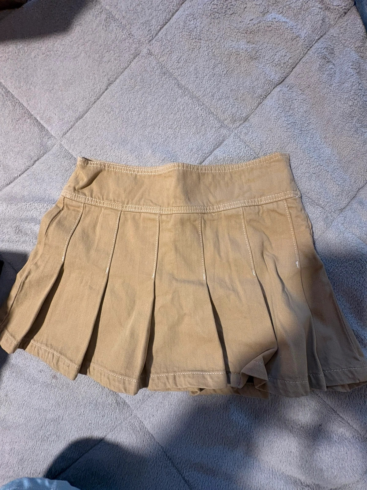 Faldita talla S corta tela vaquera beige (amoi.d) – ASOS – taille S / 36 / 8 2