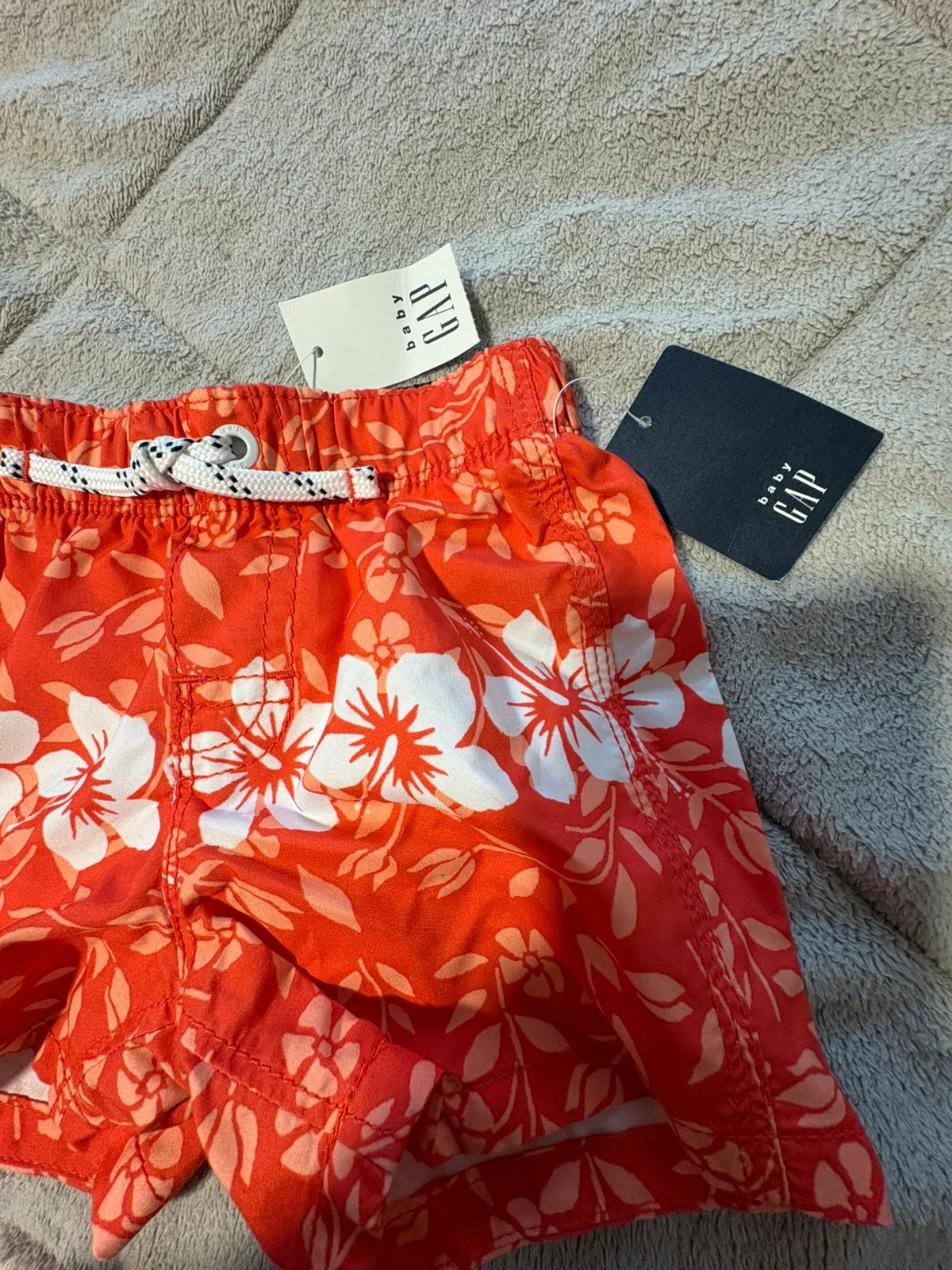 Bañador naranja estampado floral bebé 6/12 meses (amoi) – GAP – taille 6-9 mois / 68 cm 2