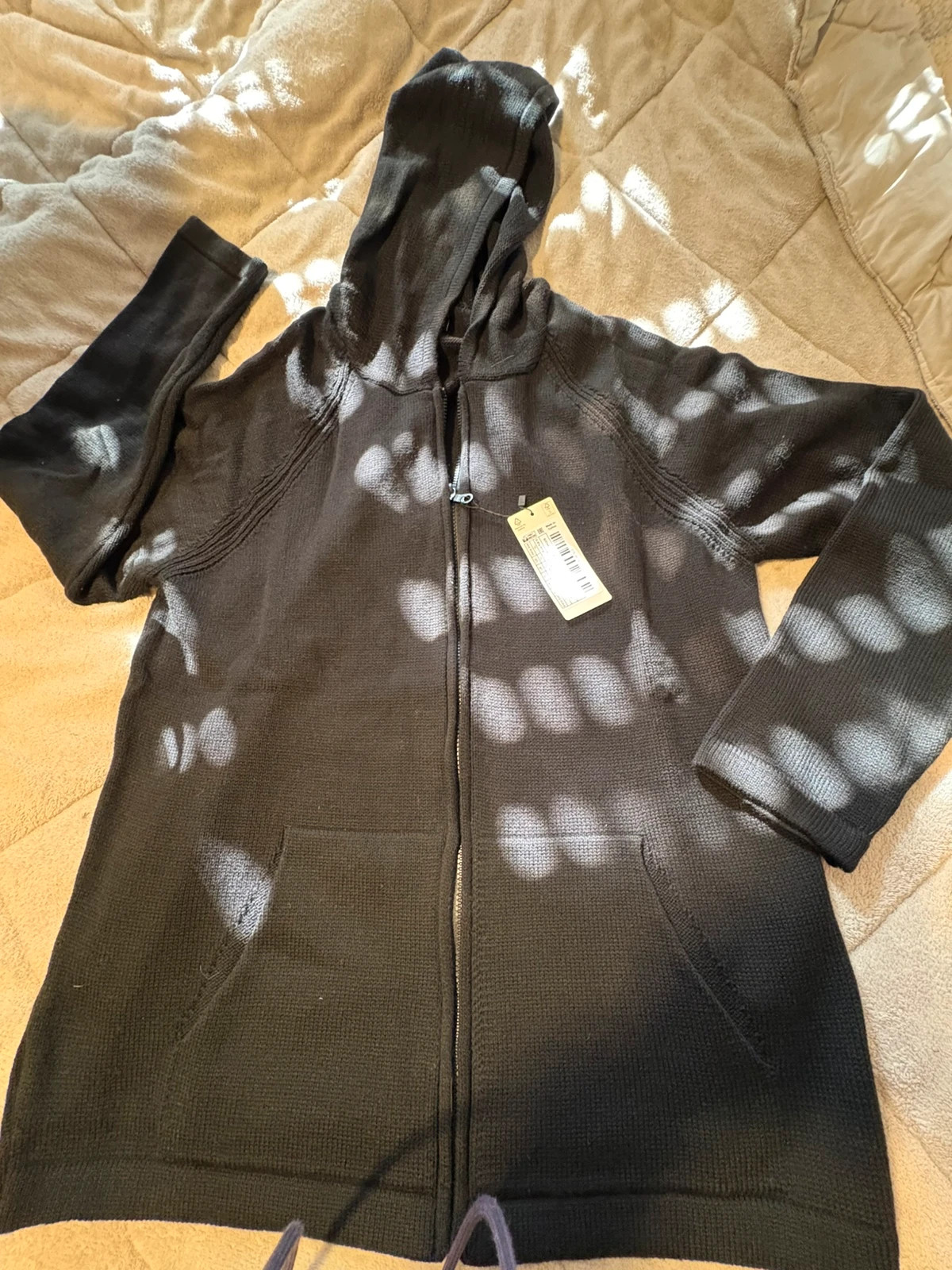 * Chaqueta Punto Hombre Negra con Capucha DeFacto XL Nueva / Cardigan Hooded (f) – Defacto – taille XL 4