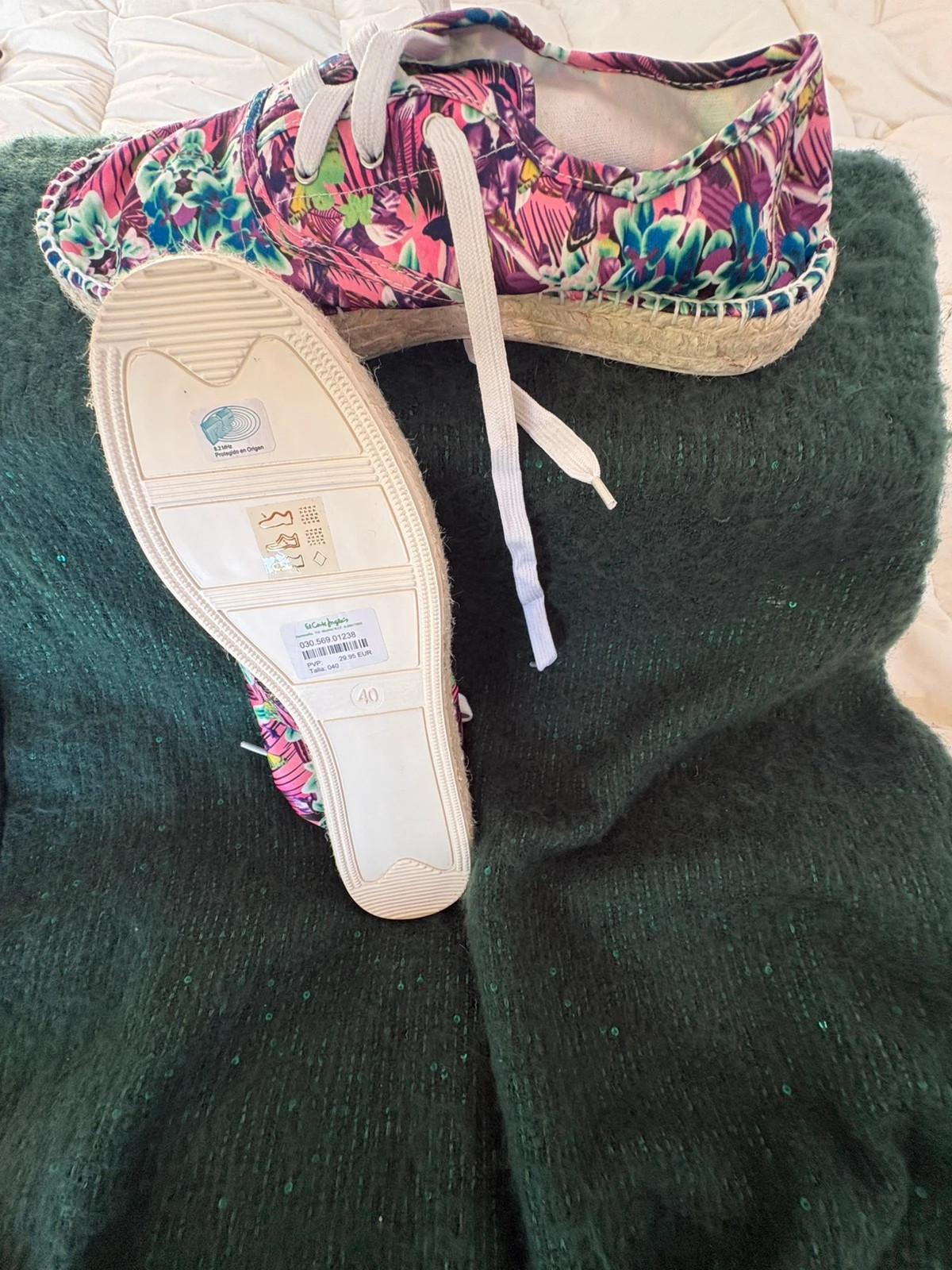 Alpargatas coloridas de talla 40 (amoi) – Green Coast – taille 40 5