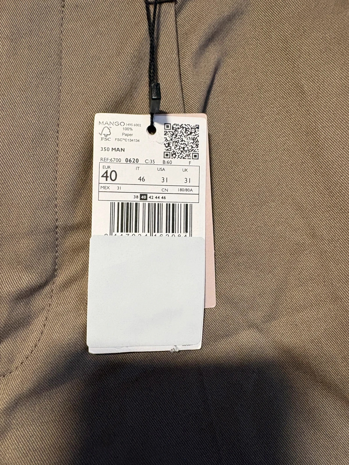 Pantalón casual chico talla 40 (amoi.j) – Mango – taille L 2