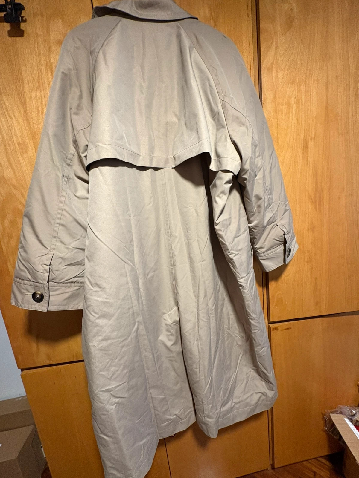 *Gabardina Beige ASOS Oversize T46 Trench Coat Matelassé FR 44-46 UK 18 (amoi.H) – ASOS – taille XXXL / 46 / 18 3