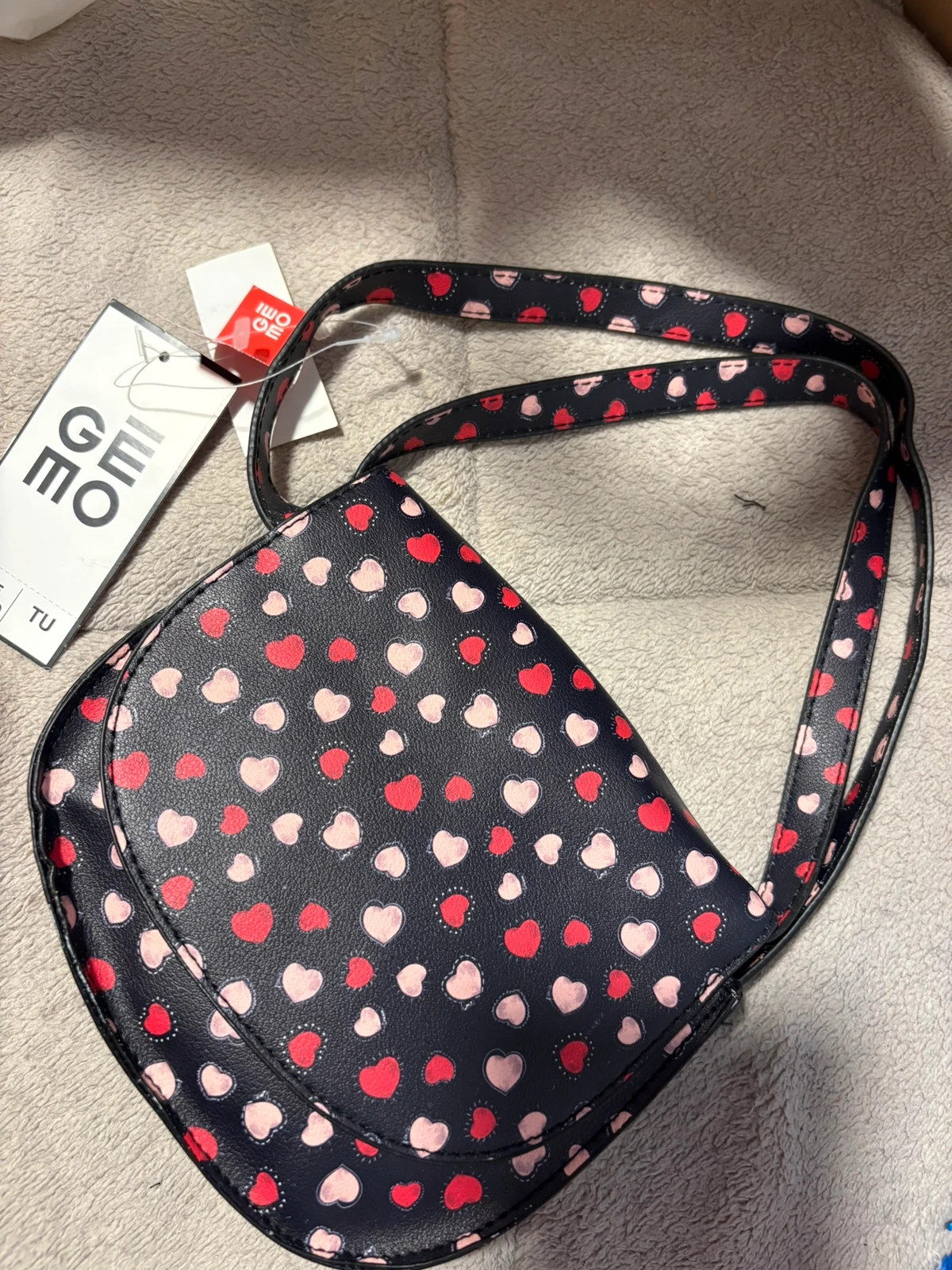 Bolsito con velcro corazones (amoi.c) – Gémo