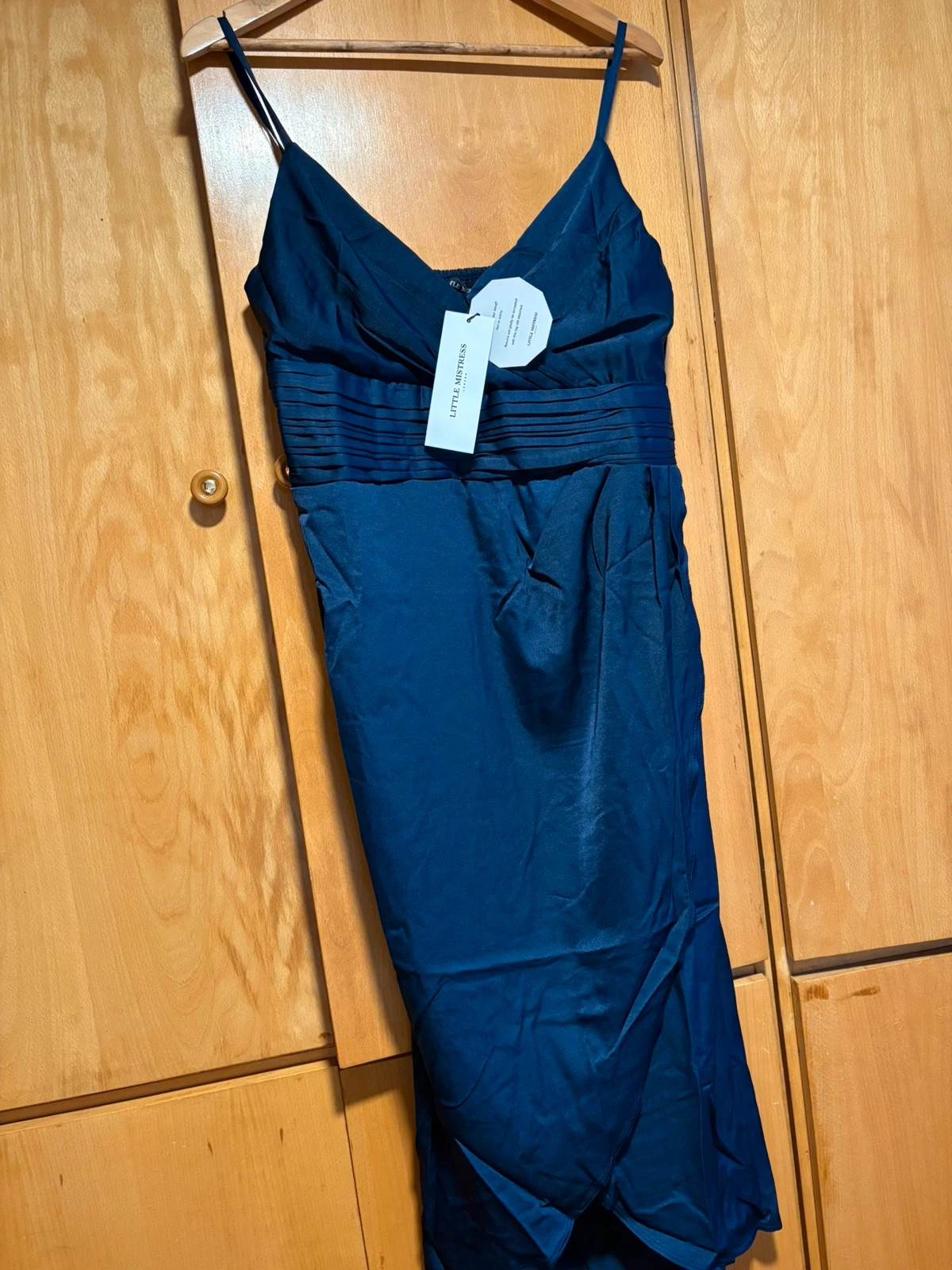 Vestido de Little Mistress talla 46 azul satinado (amoi.g) – Little Mistress – taille XXXL / 46 / 18 2