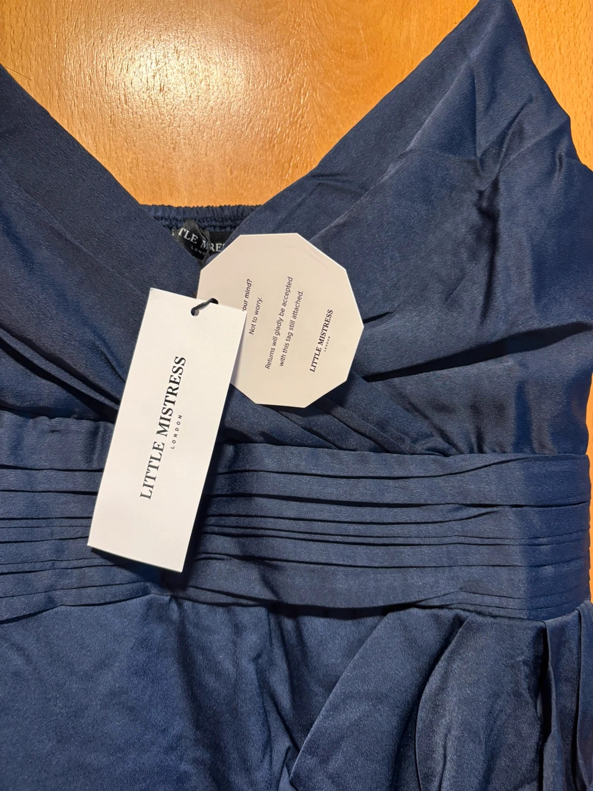 Vestido de Little Mistress talla 46 azul satinado (amoi.g) – Little Mistress – taille XXXL / 46 / 18 3