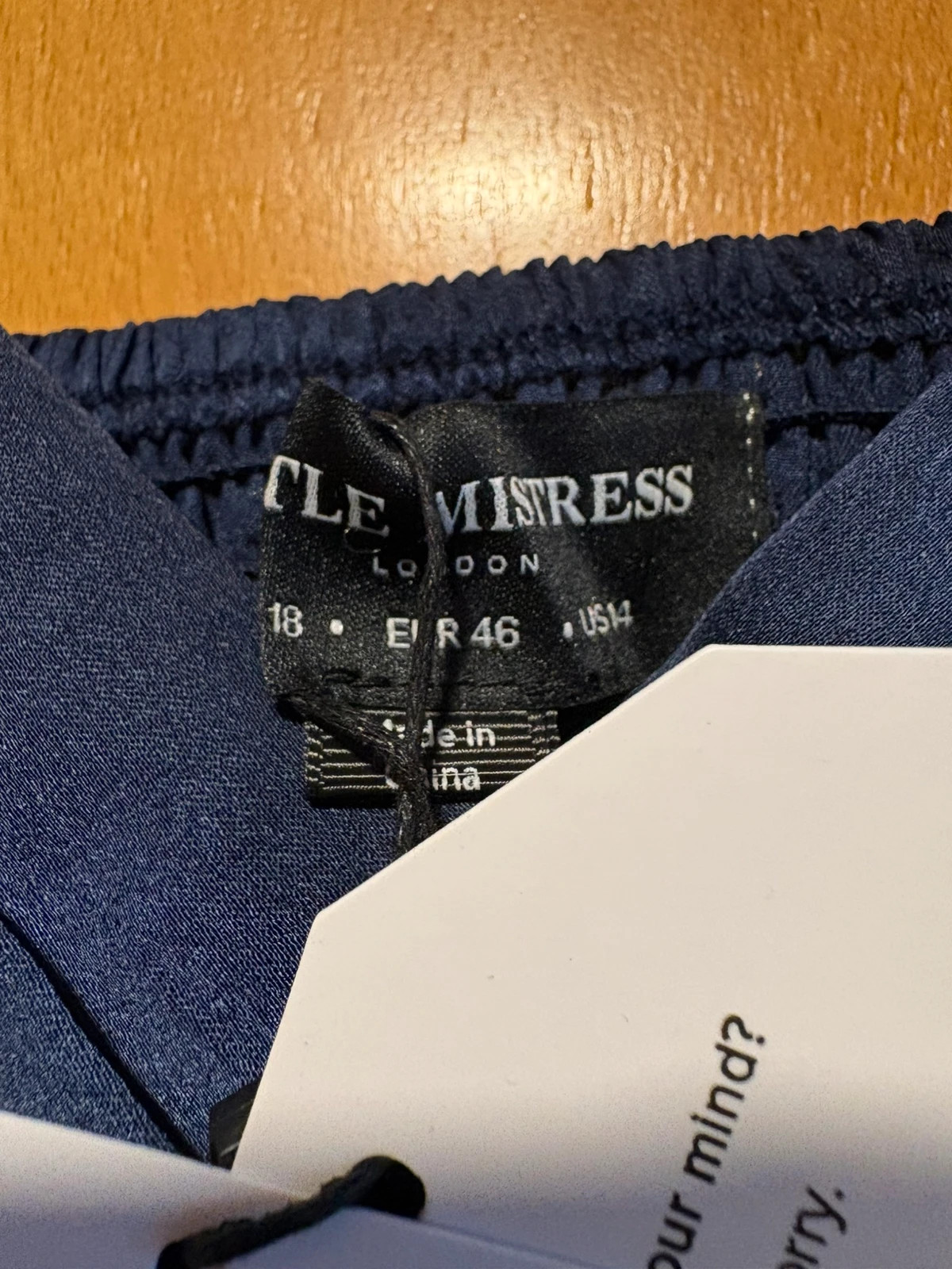 Vestido de Little Mistress talla 46 azul satinado (amoi.g) – Little Mistress – taille XXXL / 46 / 18 4