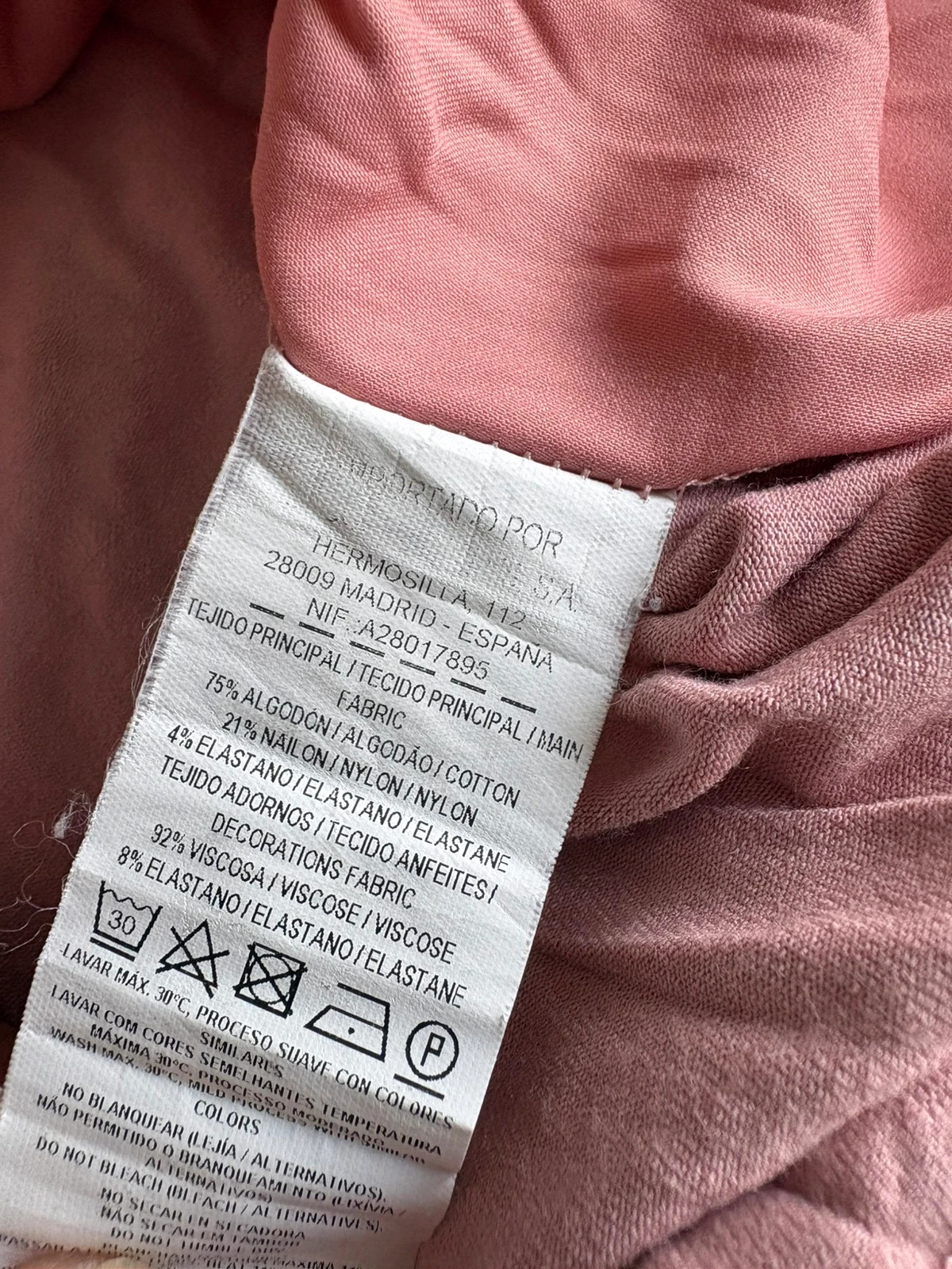 Camiseta síntesis talla 52 (amoi) – Síntesis – taille 6XL / 52 / 24 5
