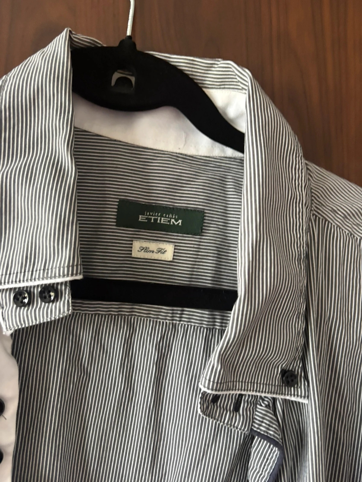 Camisa etiem talla XXL rayas blanco y negro (ajl) – Etiem – taille XXL 2