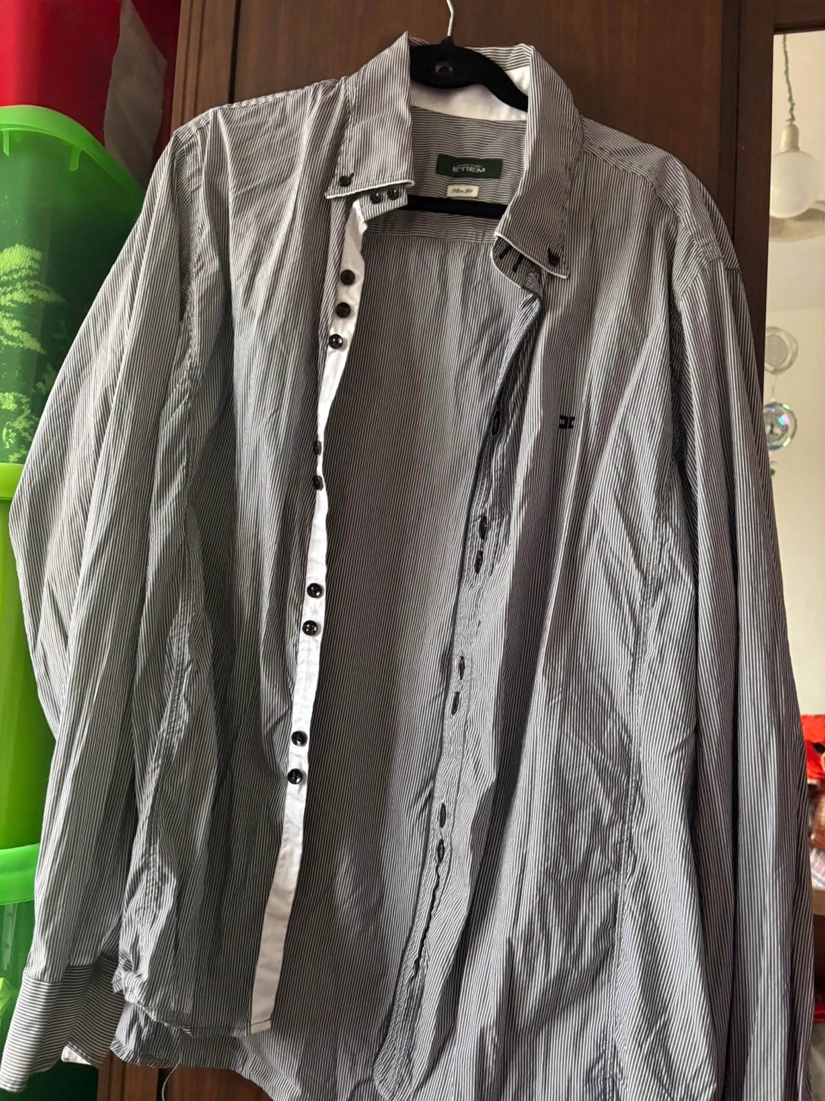 Camisa etiem talla XXL rayas blanco y negro (ajl) – Etiem – taille XXL