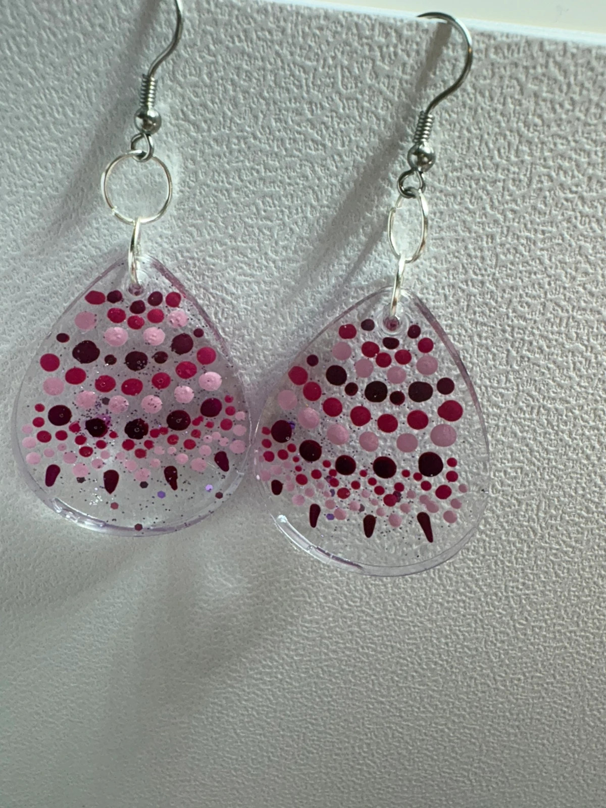 Pendientes silicona y puntillismo elegir colores y se hacen (amoi) – Mano 2