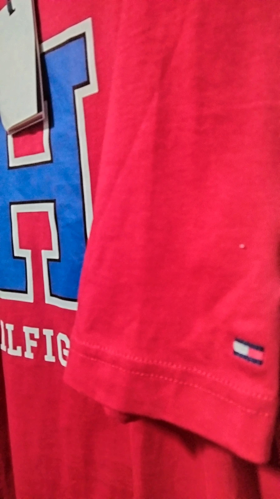 Camiseta roja de Tommy Hilfiger talla XL (jl.L) – Tommy Hilfiger – taille XL 2