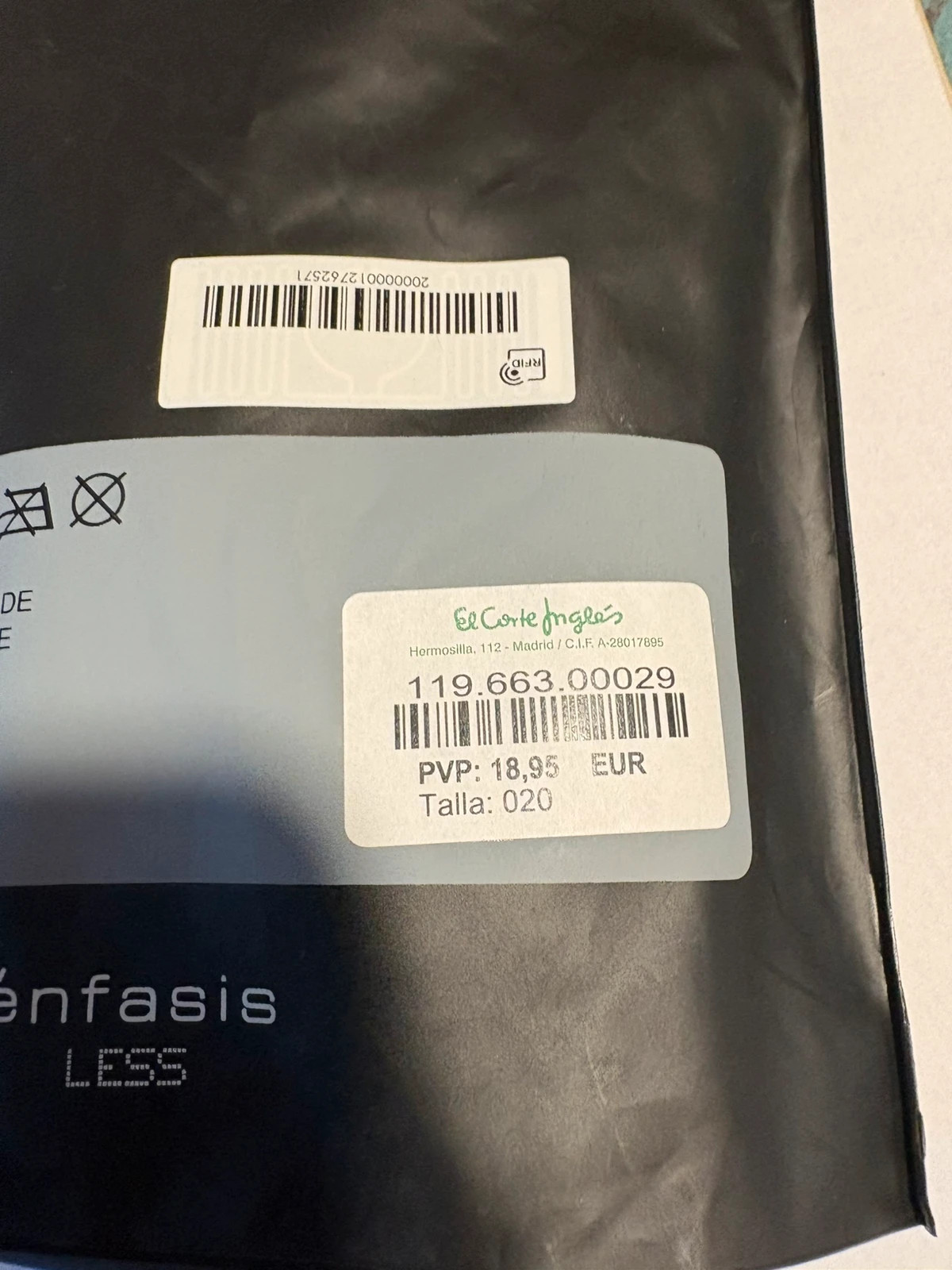 Body de enfasis talla S/M (amoi.a) – Énfasis – taille M / 38 / 10 3