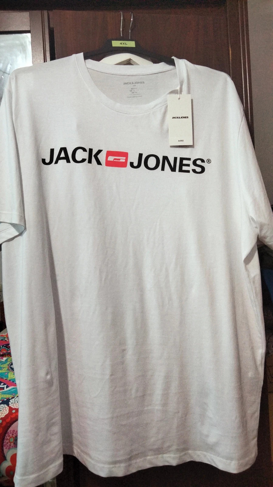Camiseta básica Jack Jones talla 3XL +fit (amoi°J)