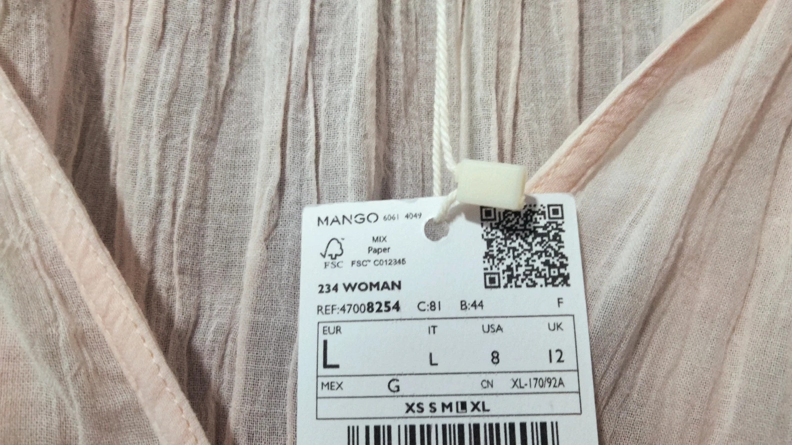 Camisa MNG talla L (amoi°e) – Mango – taille L / 40 / 12 3