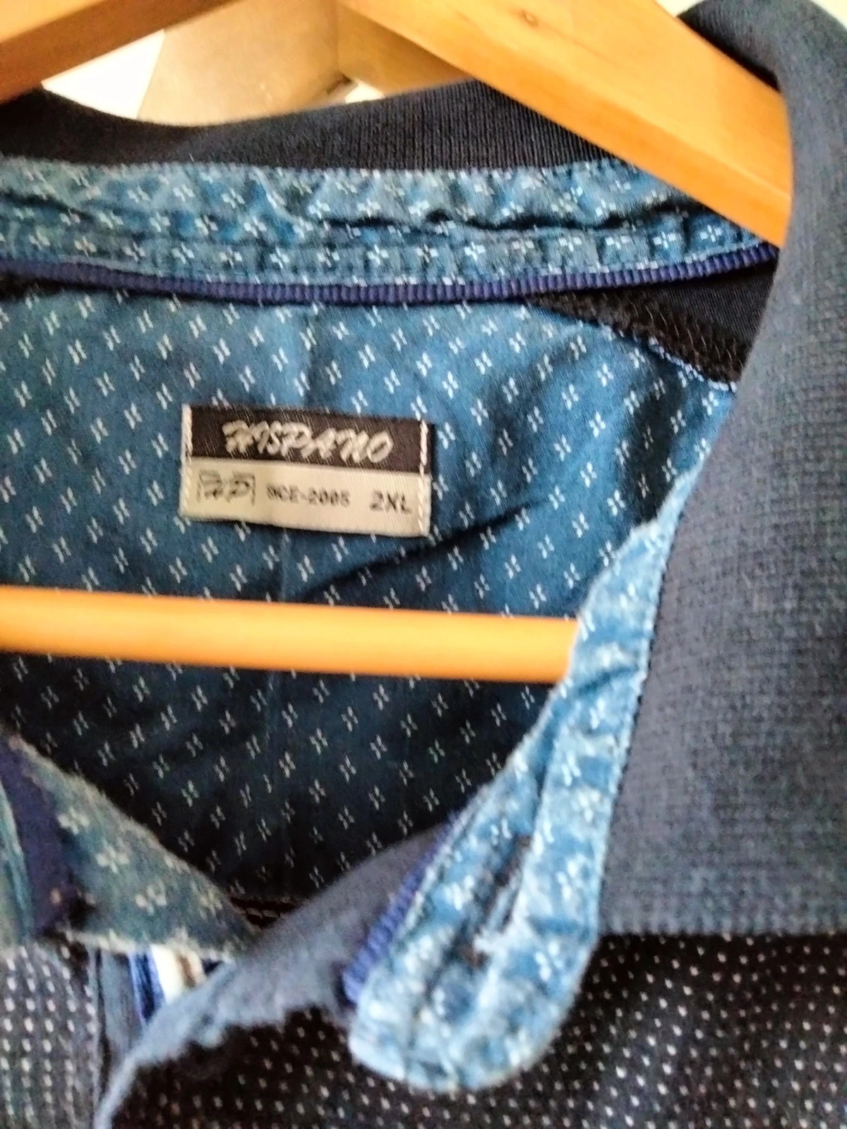 Polo manga larga talla 2XL azul marino hispano (JL) – hispano – taille XXL 4