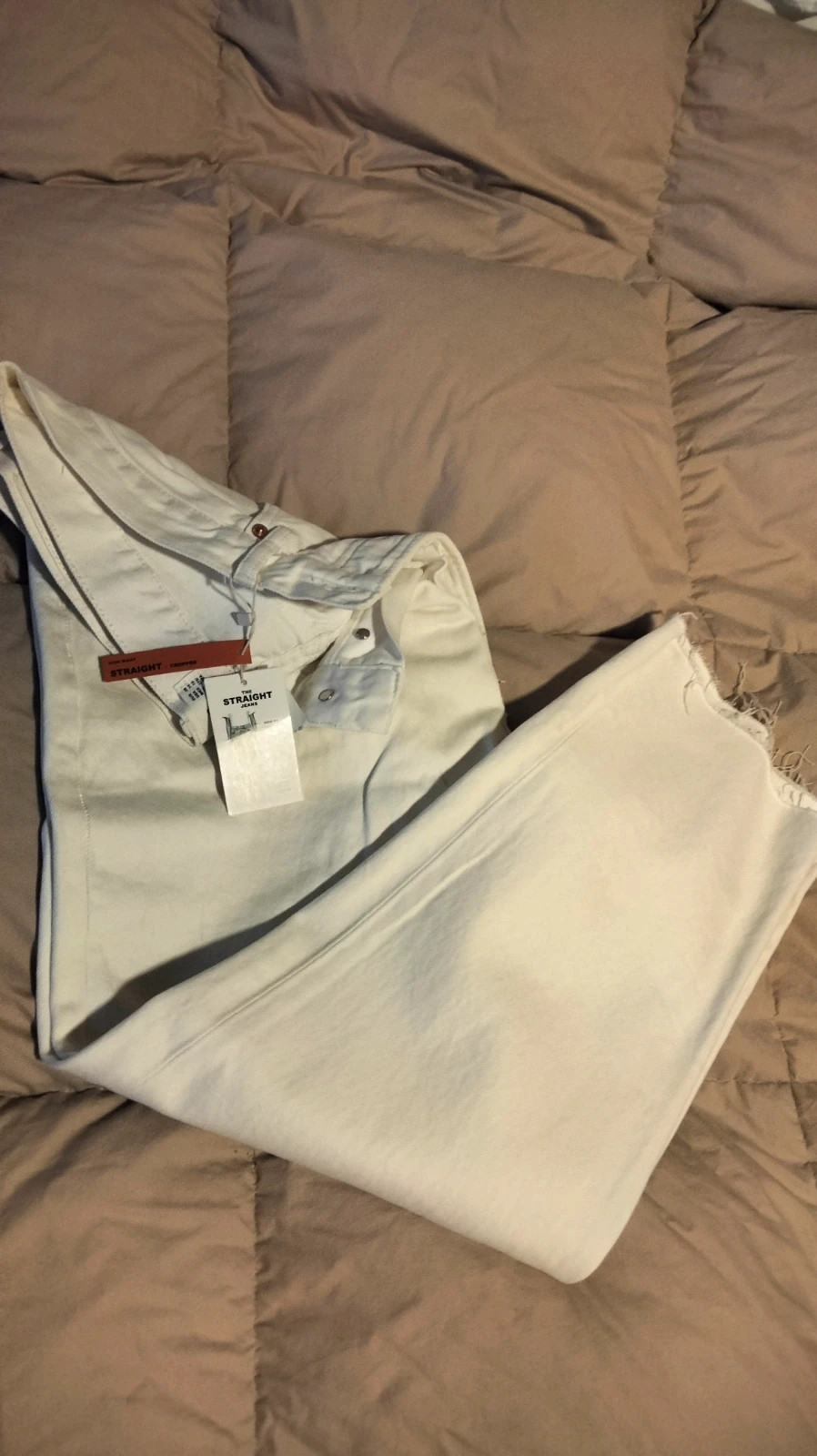 Vaquero tobillero talla 46 de Mango blanco roto (amoi) – Mango – taille XXXL / 46 / 18 2