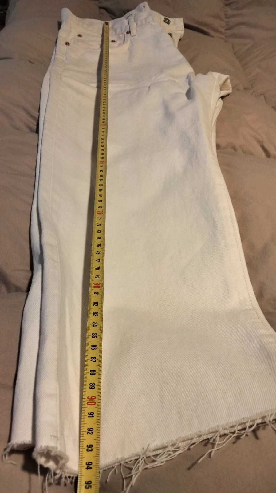 Vaquero tobillero talla 46 de Mango blanco roto (amoi) – Mango – taille XXXL / 46 / 18 3