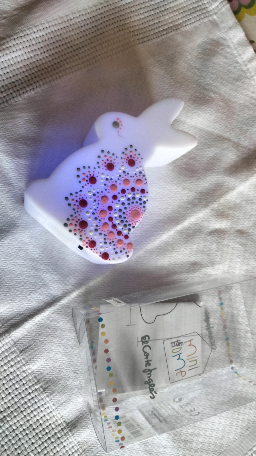 Mini Luz nocturna que cambia de color decorada a mano (amoi) – El Corte Inglés 2