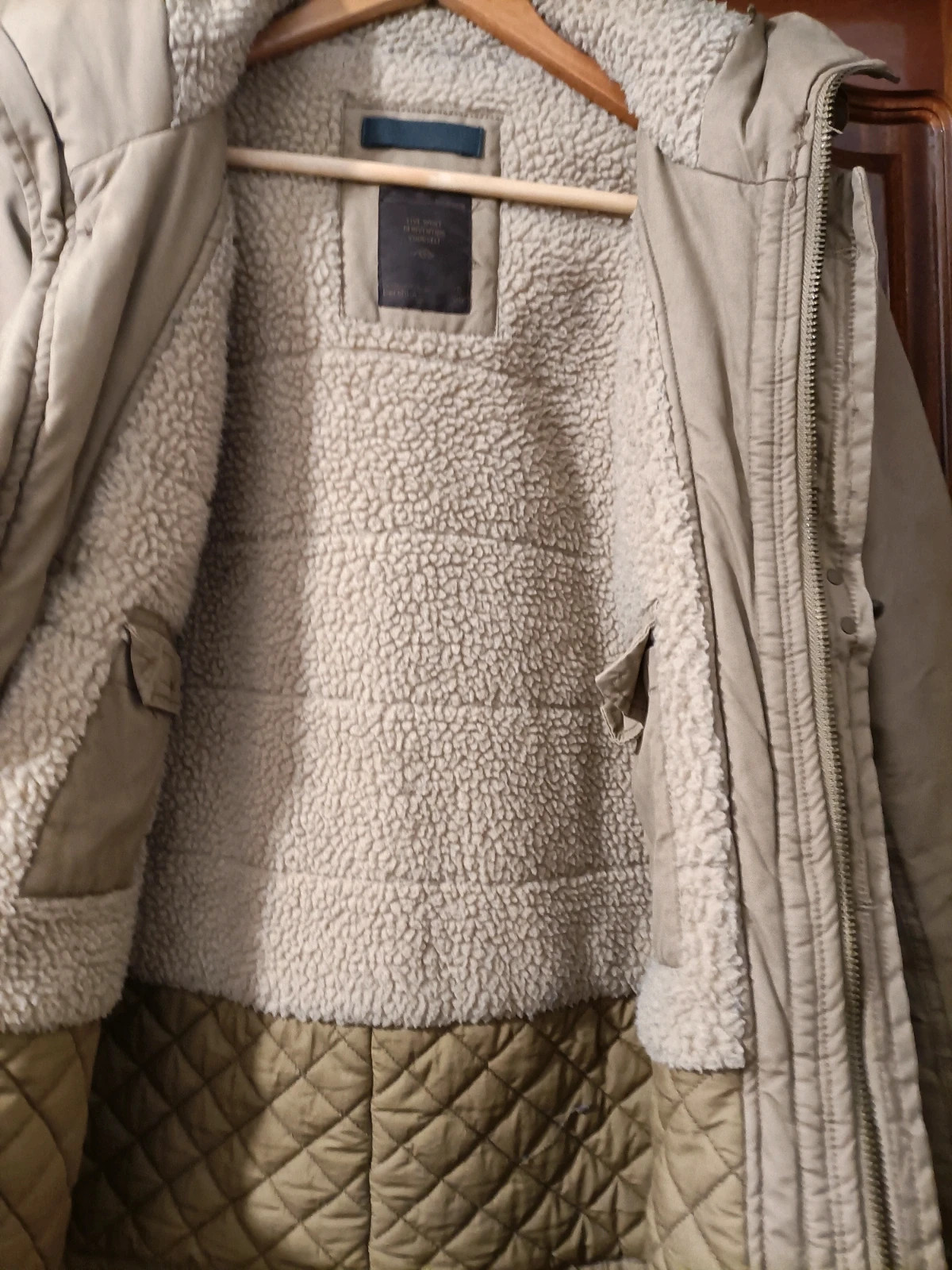 Cazadora Bershka con capucha y interior borreguillo talla S (dil) – Bershka – taille S 5