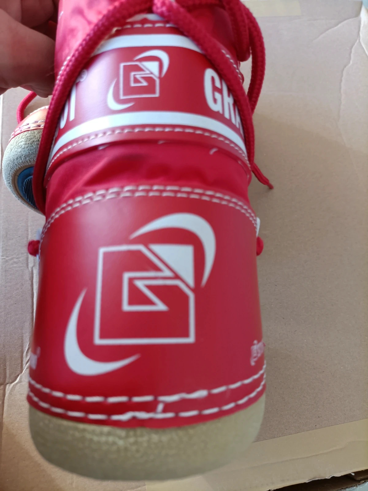 grandboot styl grand talla 23-25 rouge et blanc (amsl.E) – grandboot – taille 23 3