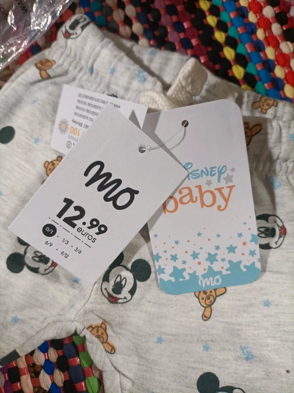 Pantalón Mickey Mouse talla 0-1 (amoi) – Mo – taille Naissance / 44 cm 3