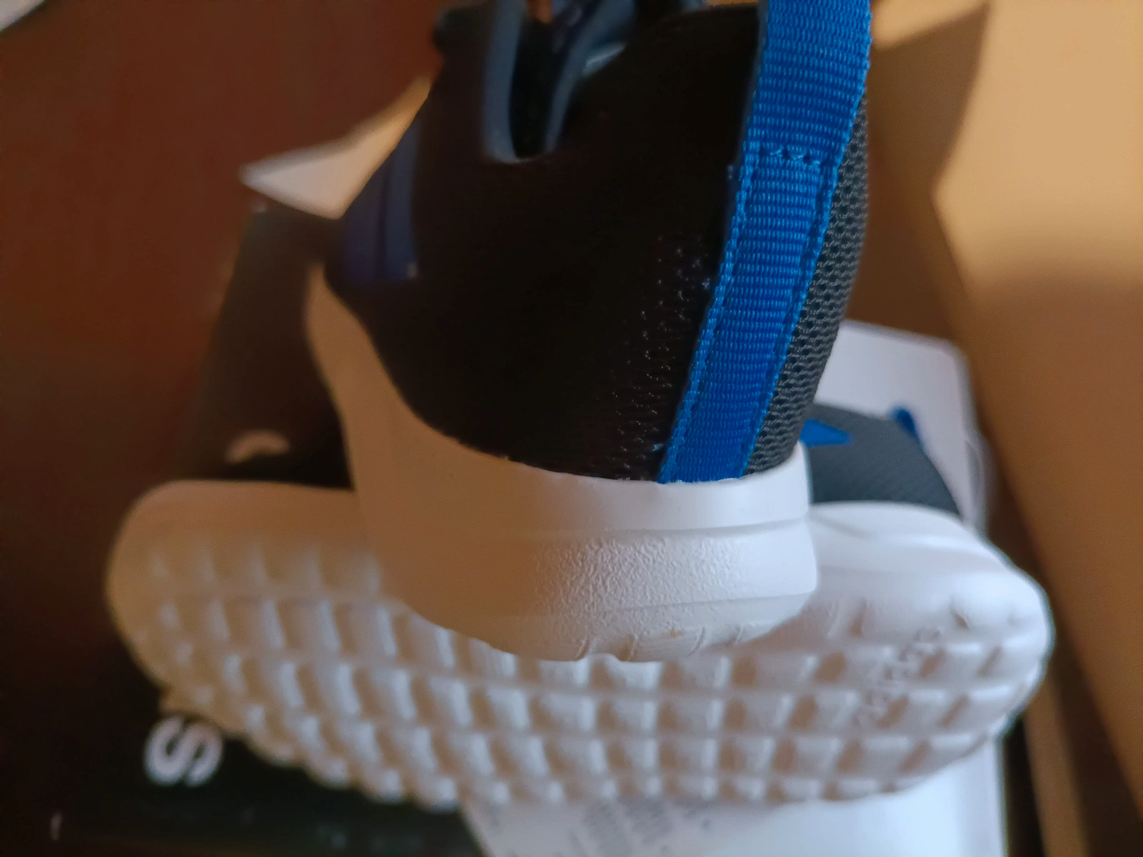 Tenis niño Lite Racer negro y azul talla 22 (amsl.13) – adidas – taille 22 5