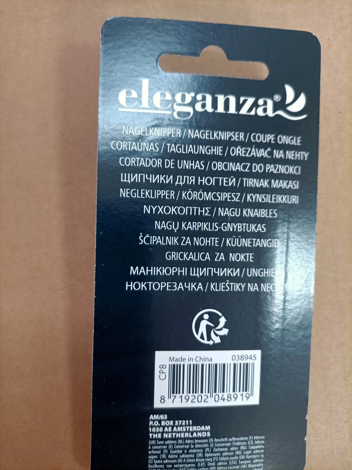 Cortaúñas 6cm con lima (amsl°a) – Eleganza 2