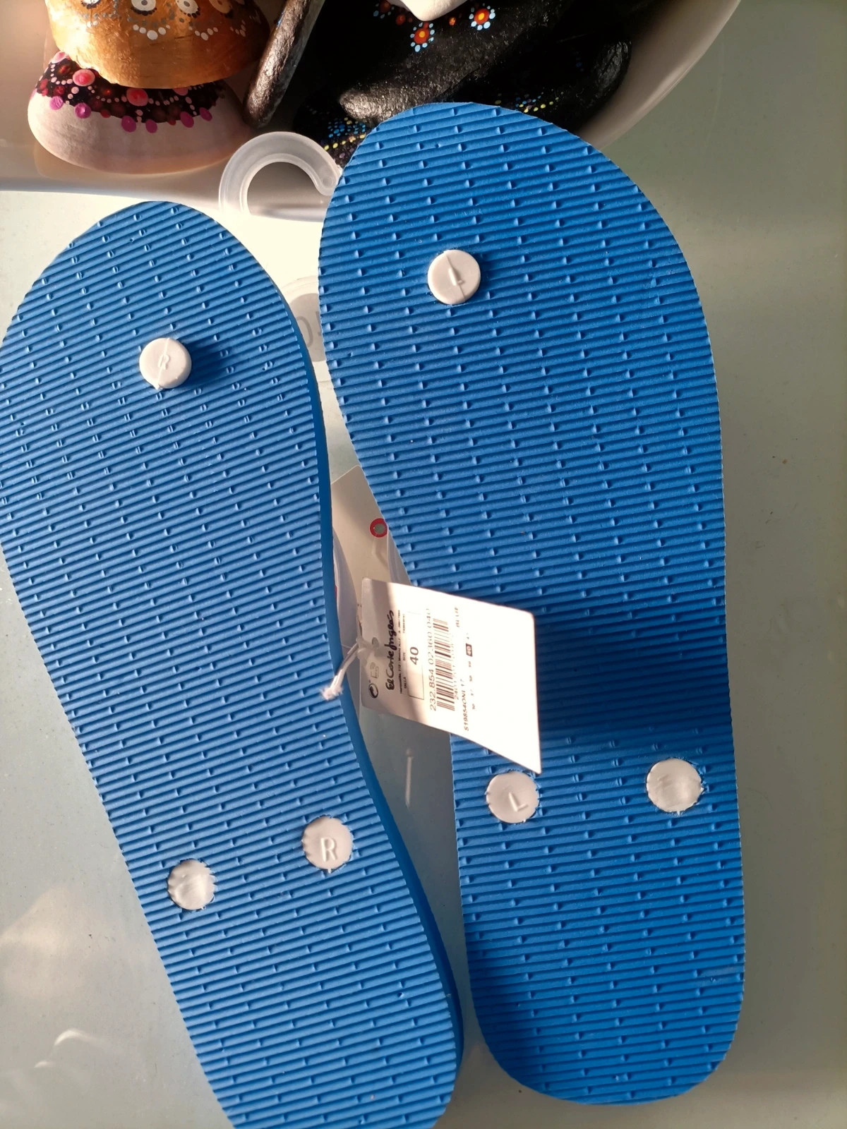 Tong bleu et blanches taille 40 (amsl) – Unit – taille 40 4