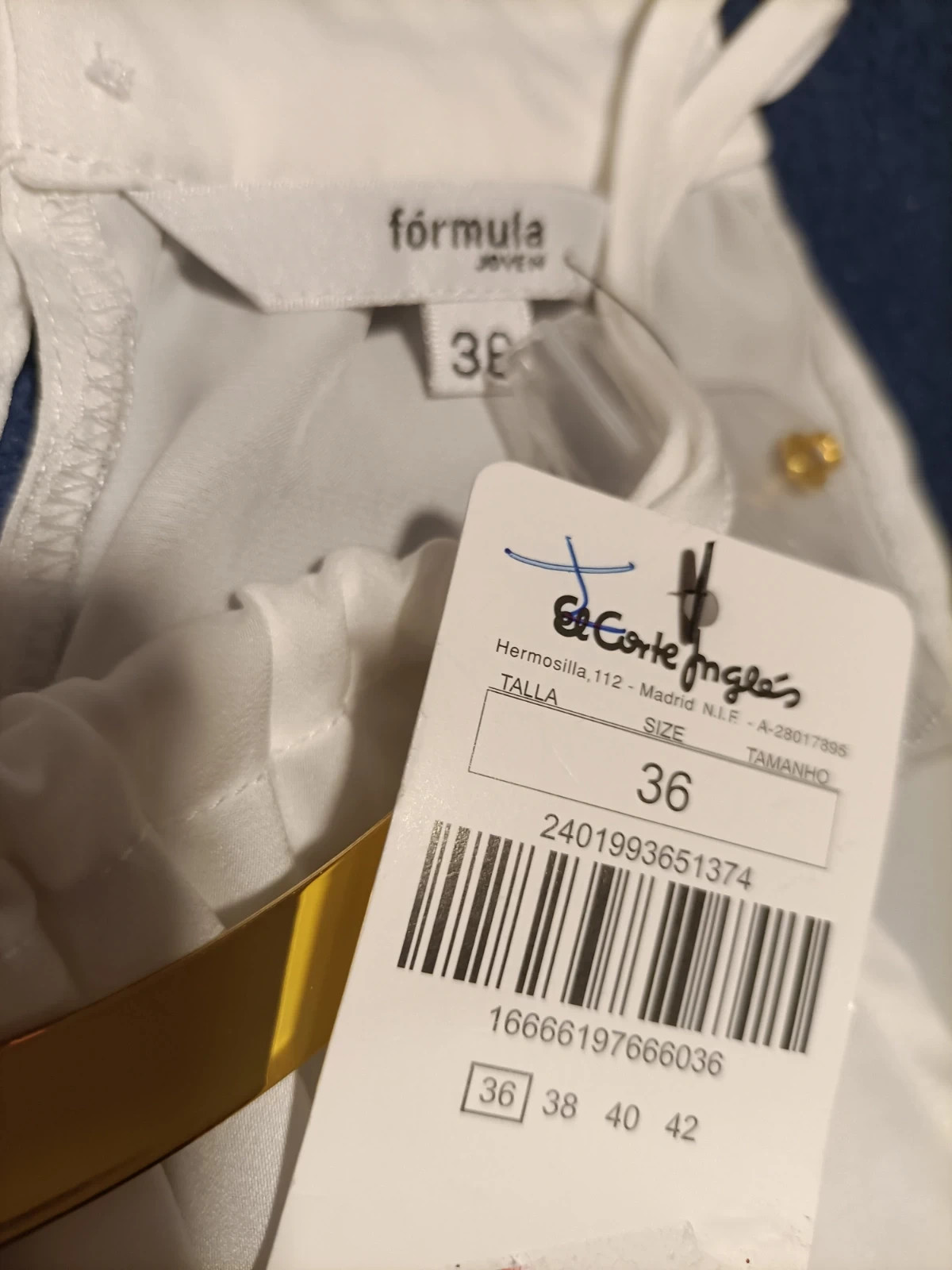 Blusa formula joven talla S (amsl) – Fórmula Joven – taille S / 36 / 8 5