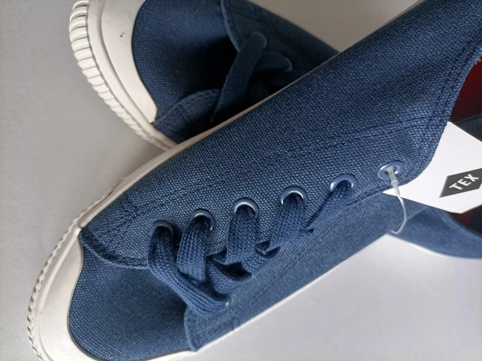 Zapatillas de lona azul talla 43 hombre (amsl~A) – TEX – taille 43 4