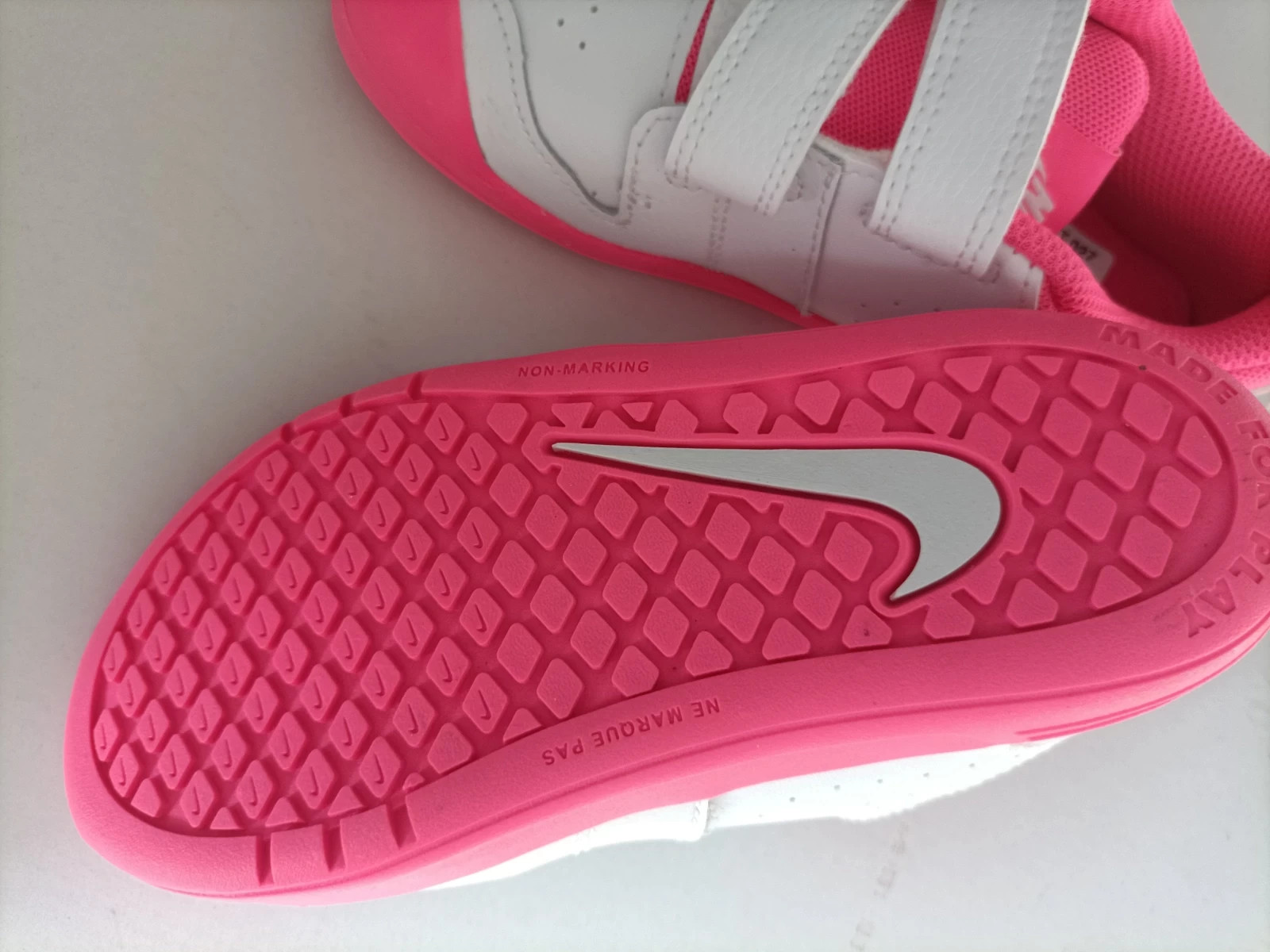 Tennis blanc et fuscia de Nike taille 27 (amsl.M) – Nike – taille 27 4