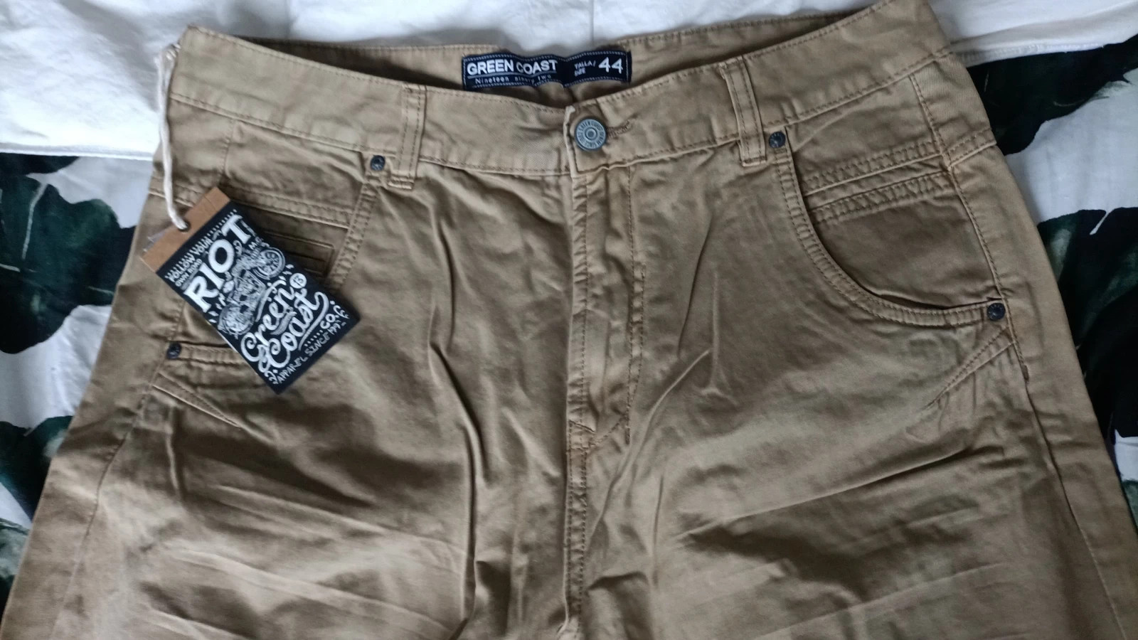 Pantalón beige talla 44 Green coast (amsl)