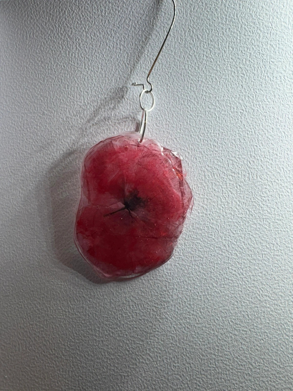 Pendientes flor natural de amapola la fragilidad de un instante eterno. (amoi) – Hecho a Mano 5