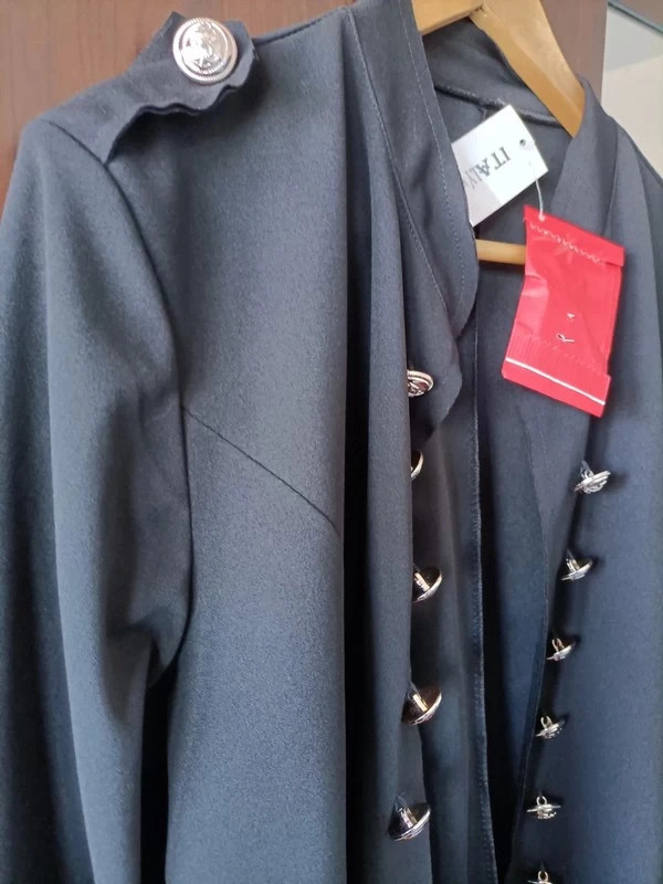 Veste noire fine et habillée mesures sur description (amoi.23) – Italy Mode – taille 8XL / 56 / 28 2