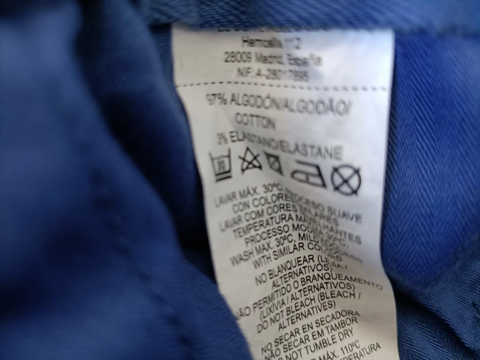 Joli pantalon bleu neuf taille 50 de la de marque du corte inglés Dustin (amsl.2) – Dustin – taille L 5