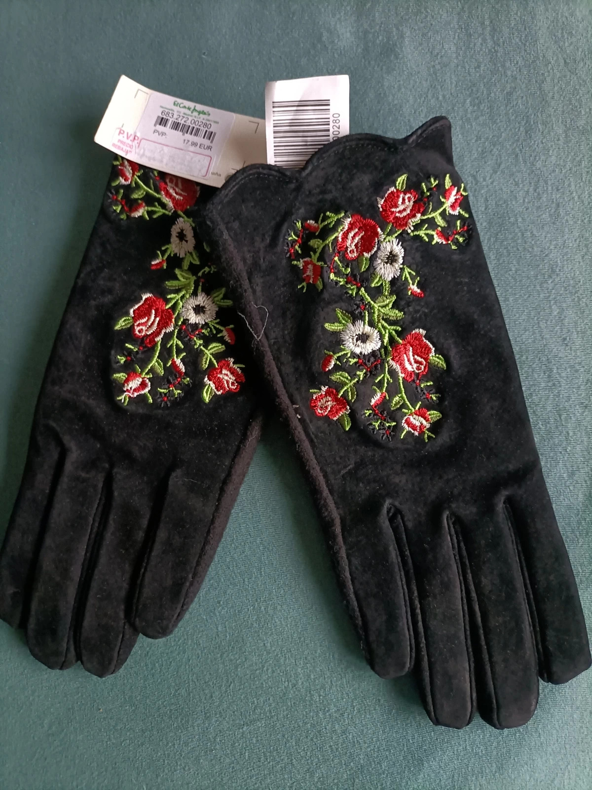 Guantes preciosos negros (amsl)