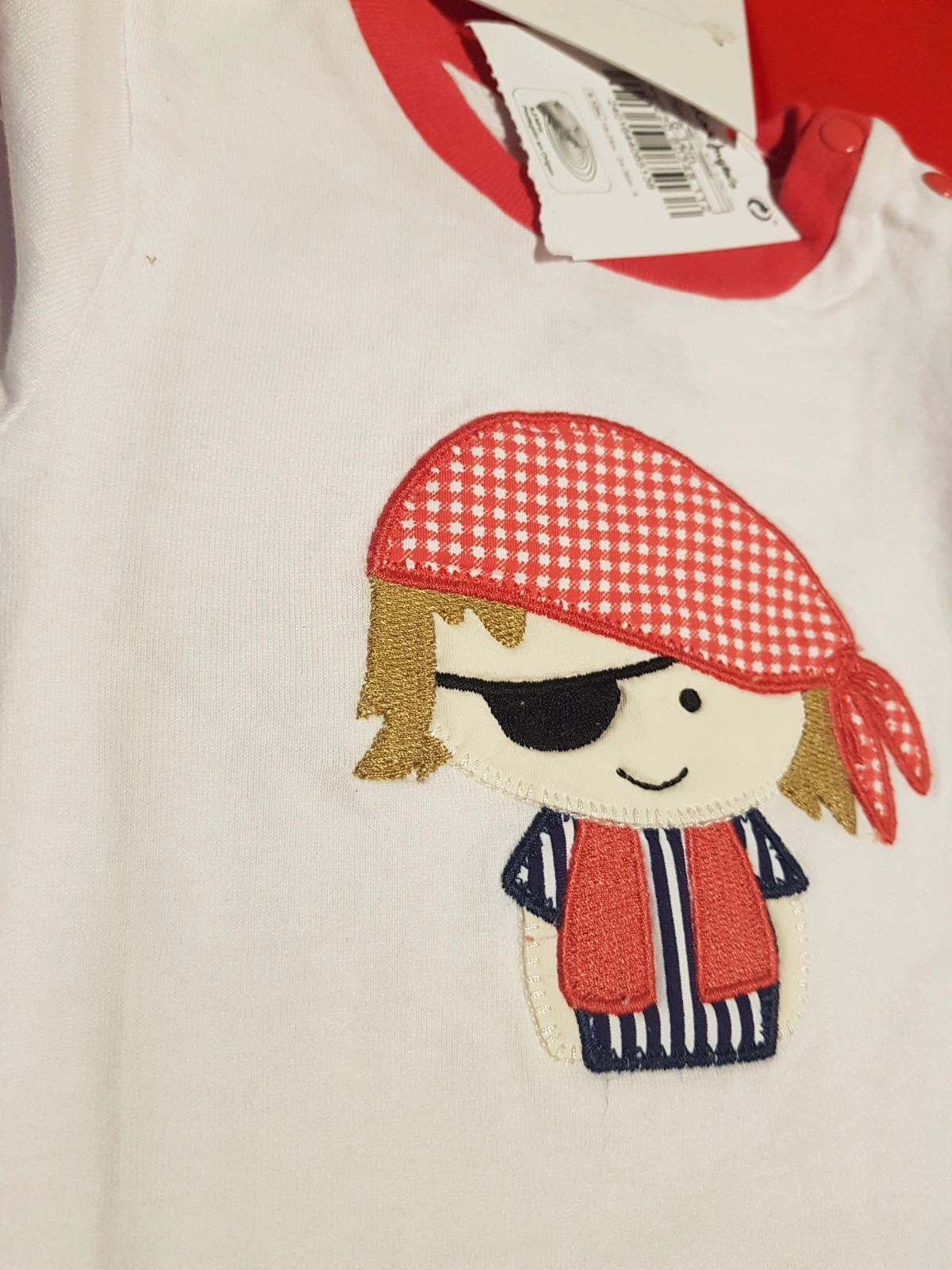 T-shirt pirate taille 6-12mois (amsl) – B con B corte inglés – taille 6-9 mois / 68 cm 2