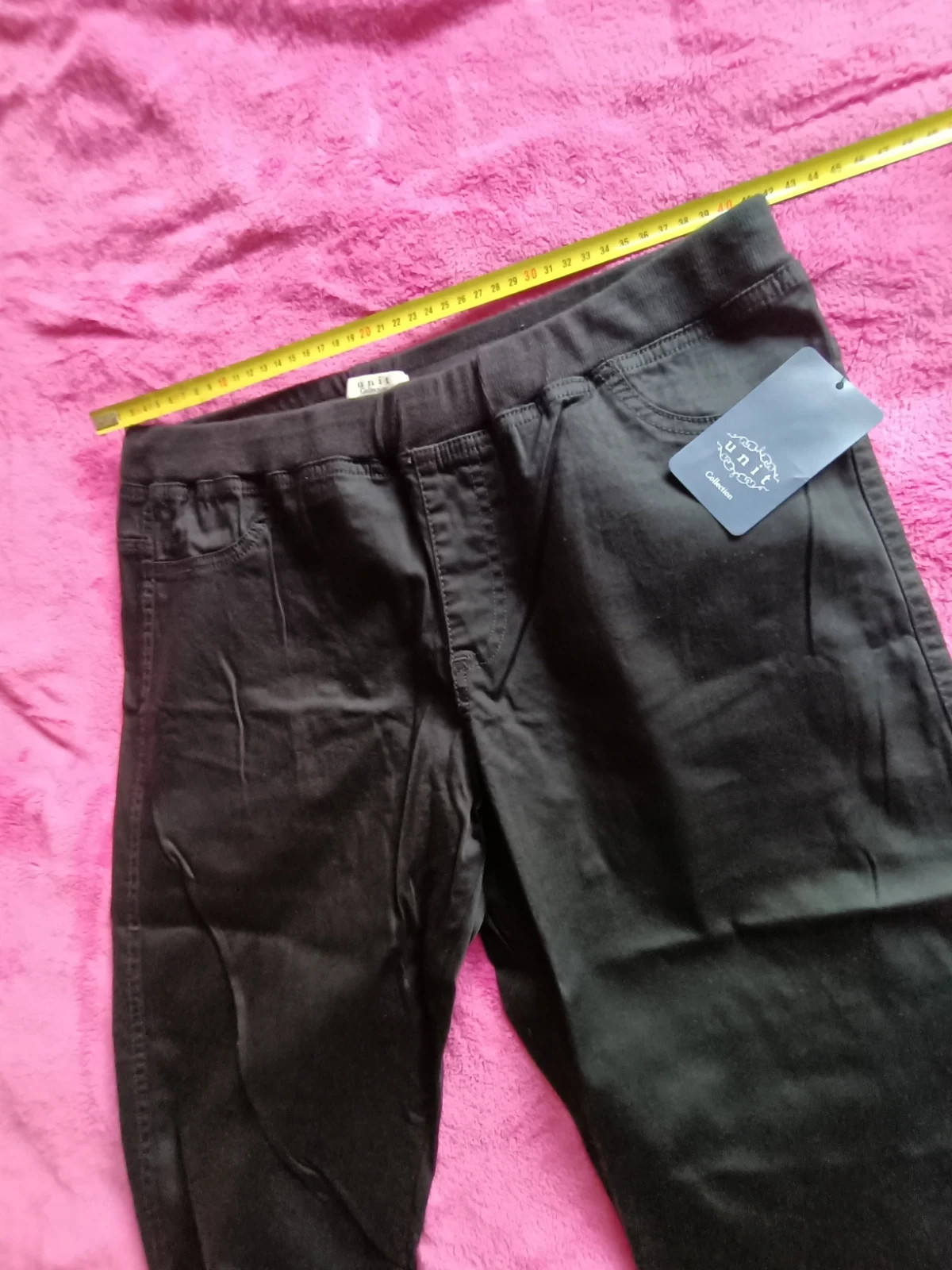 Pantalon negro talla elástica talla 44 (amsl)
