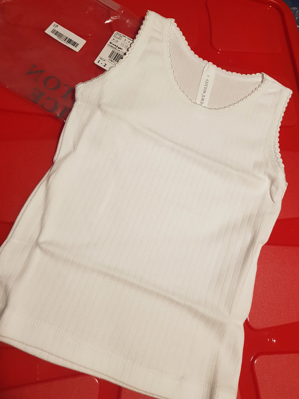 Lote de 3 camisetas interiores talla 1-2 años (amsl)