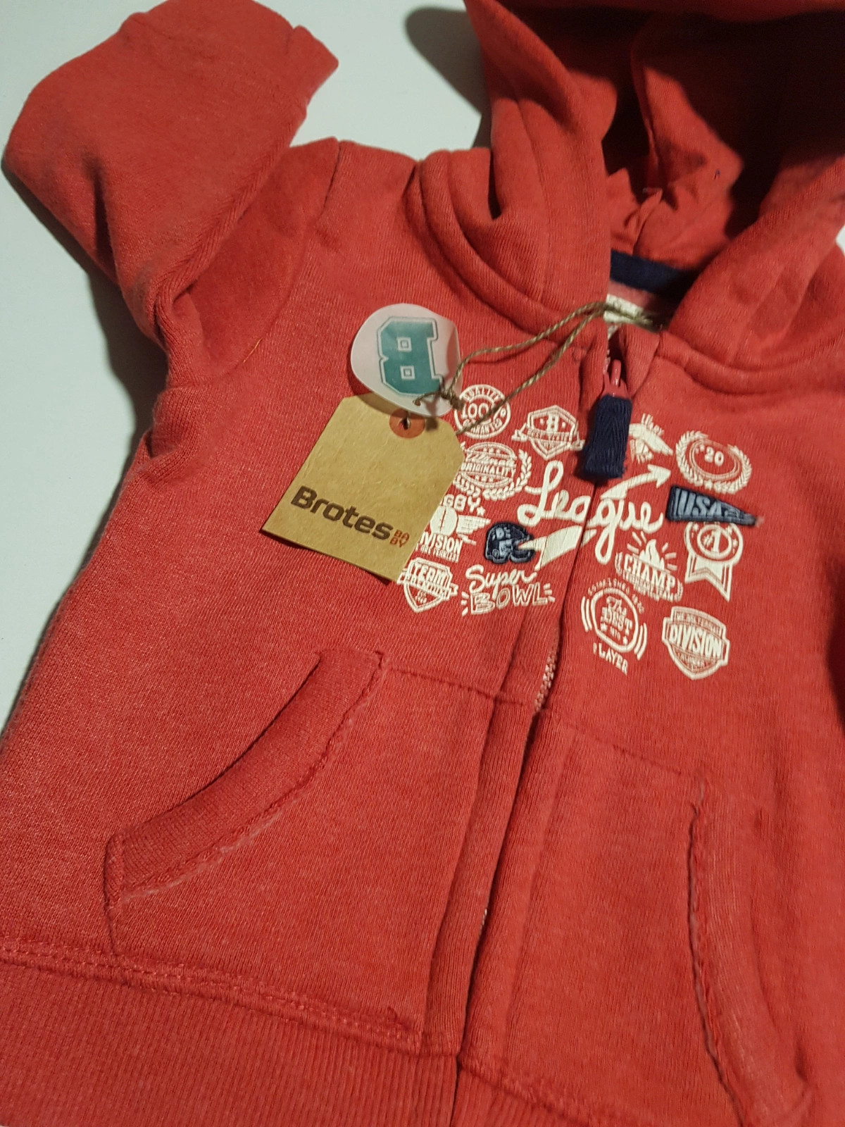 Sudadera con capucha talla 6-12 meses color anaranjado (amsl) – Brotes – taille 6-9 mois / 68 cm 2